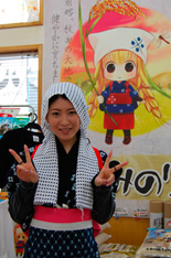 私と同じ衣装になった茅原さん